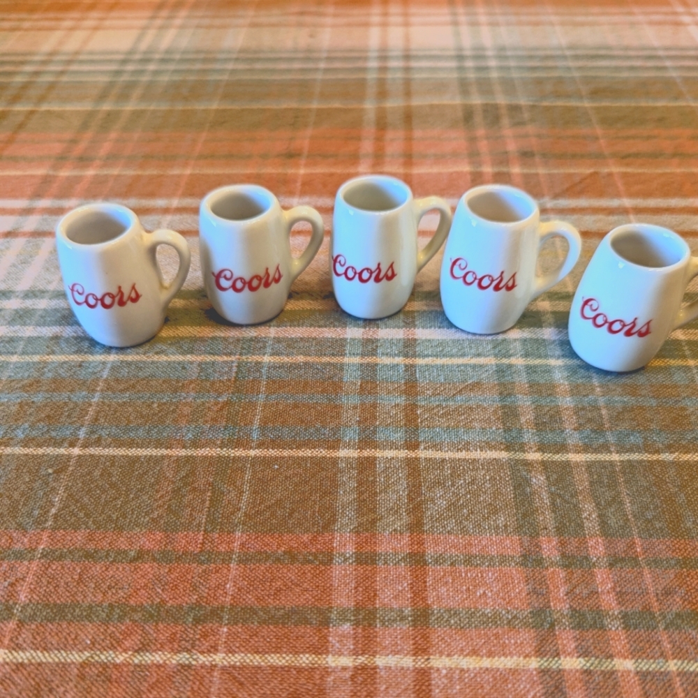 Coors Miniature Mugs